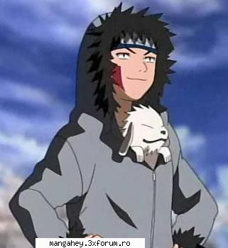 kiba inuzuka este unul din membrii echipei printr-o suma de ale c�inilor, incluz�nd faptul ca este